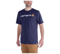 Carhartt Core Logo T-Shirt S/S - T-Shirt, Marineblau, XS