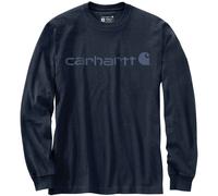 Carhartt Dearborn Relaxed Logo Langarmshirt, blau, Größe 2XL für Männer