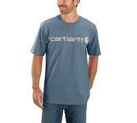 Carhartt CORE LOGO T-SHIRT S/S 103361 - Größe L - Farbe thundercloud heather