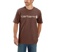 Carhartt CORE LOGO T-SHIRT S/S 103361 - Größe M - Farbe mocha heather
