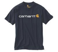 Carhartt Core Logo T-Shirt blau/weiß/orange - M