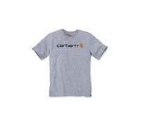 Carhartt Core Logo T-Shirt grau/schwarz/orange - XL
