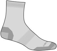 Carhartt COTTON BLEND QUARTER SOCK 3 PACK SQ6103M - Größe XLG - Farbe grey