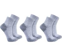 Carhartt Herren Mittelschwere Baumwollmischgewebe, 3 Stück Socken, schwarz, Large