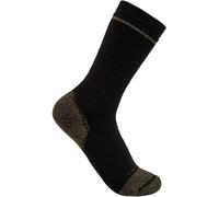 Carhartt Cotton Blend Steel Toe Boot Socken (2er Pack), schwarz, Größe M L für Männer
