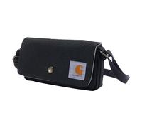 Carhartt Crossbody-Tasche im Querformat, kann als Crossbody- oder Hüfttasche mit abnehmbarem Gurt verwendet werden, Schwarz