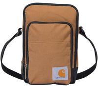 Carhartt Crossbody Zip Umhängetasche braun schwarz