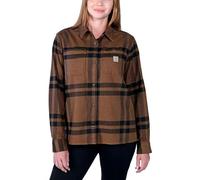 Carhartt - Women's Midweight Flannel L/S Plaid Shirt - Hemd, Gr. XL, braun (CarharttBrownHeather)