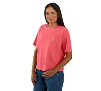 Carhartt Damen 106122 Tencel™ Fiber Series Loose Fit Lightw, Rosa Lachs, Mittel
