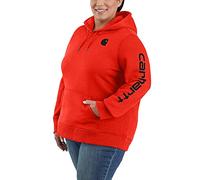 Carhartt LOGO SLEEVE GRAPHIC SWEATSHIRT 102791 - Größe L - Farbe currant heather