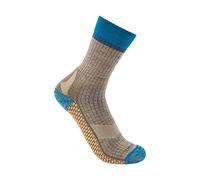 Carhartt Damen Force Grid Mittelschwere Synthetik-Merino-Woll-Mischung Crew Socken, Dark Tan Chambray, Medium
