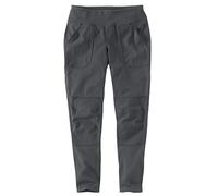 Carhartt Damen Force Lightweight (Regular and Plus Size) Leggings, Oyster Gray, L
