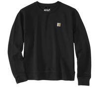 Carhartt Damen French Terry Crewneck Sweatshirt 106179 - Größe M - Farbe black