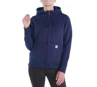 Carhartt Damen Relaxed Fit Mittelschweres Full-Zip Sweatshirt, Marineblau, XS