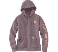 Carhartt Damen Iconic Clarksburg Logo Sweatshirt 102791 Ash Berry Heather-L