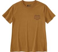 Carhartt Damen Irvine Relaxed Heritage Heart T-Shirt 107534 Carhartt® Brown-S