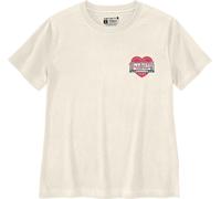 Carhartt Damen Irvine Relaxed Heritage Heart T-Shirt 107534 Eggshell-L