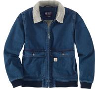 Carhartt RELAXED FIT DENIM SHERPA LINED JACKET 105446 - Größe XL - Farbe beech