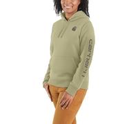 Carhartt Damen Kapuzenpullover Clarksburg Sweatshirt, Farbe:Dried Clay, Größe:S