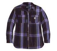 Carhartt Twill L/S Plaid Shirt 105991 - Größe L - Farbe lavender