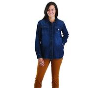 Carhartt Damen Denim LS Jeanshemd Blau