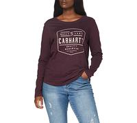 Carhartt Damen Lockhart Graphic Long-Sleeve T-Shirt T Shirts, Fudge Heather, S EU
