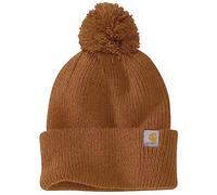 Carhartt Knit Pom-Pom Cuffed Mütze, braun