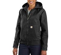 Carhartt - Women's Washed Duck Active Jacket - Freizeitjacke, Gr. L, schwarz (Black)