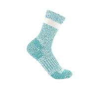Carhartt Damen Mittelschwere Crew-Socken, Blau, M