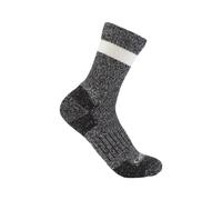 Carhartt Damen Mittelschwere Crew-Socken, Schwarz, M