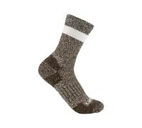 Carhartt Damen Mittelschwere Crew Socken, Braun, Medium