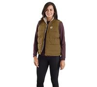 Carhartt Damen Montana Relaxed Fit Isolierte Weste, Eichenbraun, XS