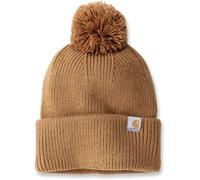 Carhartt Knit Pom-Pom Cuffed Mütze, braun