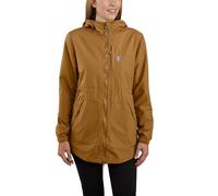 Carhartt Damen Rain Defender Relaxed Fit Lightweight Coat Mantel, Braun Brown, M