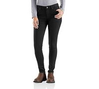 Carhartt Damen Slim-fit Layton Skinny Leg Denim Jeans, Onyx, 10W/Regular EU
