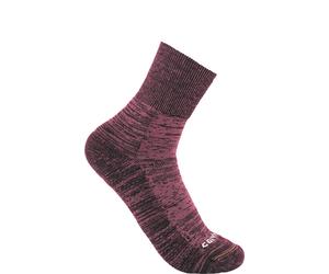 Carhartt Damen Socken Twin Knit Midweight Short Crew Sock SS9550W Magenta-L