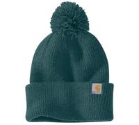 Carhartt Damen Knit Pom-Pom Cuffed Beanie 106003 Greenstone