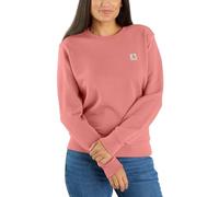 Carhartt Damen-Sweatshirt aus der Tencel-Faser-Serie, lockere Passform, Aged Coral, XS