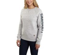 Carhartt CLARKSBURG CREWNECK SWEATSHIRT Damen - Asphalt Heather NEP 104 XL