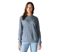 Carhartt Damen-Sweatshirt mit Rundhalsausschnitt, mittelschwer, French Terry, Relaxed Fit, Light Faded Navy Heather, M