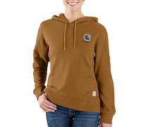 Carhartt Damen Tencel Fiber Series Graphic Hooded Sweatshirt, Braun Brown, L