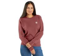 Carhartt Damen Tencel Fiber Series Relaxed Fit Sweatshirt, Barnwood, Klein