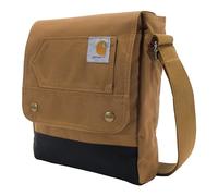 Carhartt Damen Umhängetasche, Schultertasche Tasche mit Schnappverschluss, langlebig, verstellbar, mit Klappverschluss, Everyday Crossbody Snap Brown