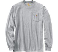 Carhartt Dearborn Loose Langarmshirt, hellgrau, Größe L