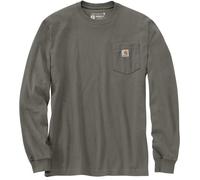 Carhartt Dearborn Loose Langarmshirt, oliv/grün, Größe S