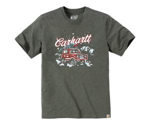 Carhartt - Dearborn Relaxed Holiday T-Shirt - T-Shirt, Gr. M, oliv/grau (BasilHeather)