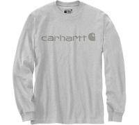 Carhartt CORE LOGO T-SHIRT L/S | Heather Grey/Gray M