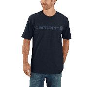 Carhartt Dearborn Relaxed Logo T-Shirt Men Navy/Dark Blue S