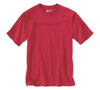 Carhartt - Dearborn Relaxed Logo T-Shirt - T-Shirt, Gr. L, rot (IndustryRed)