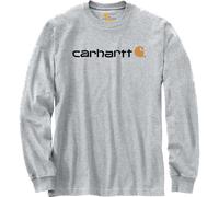 Carhartt Dearborn Relaxed LS Logo T-shirt heather gray (HGY) L REG